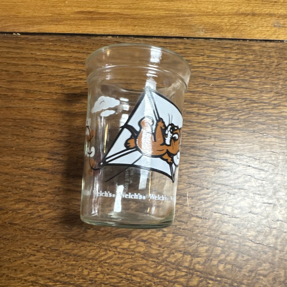 1990 Welch's Tom And Jerry Jelly‎ Jar Glass
